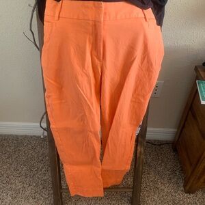 Talbots Orange Straight Leg Pants